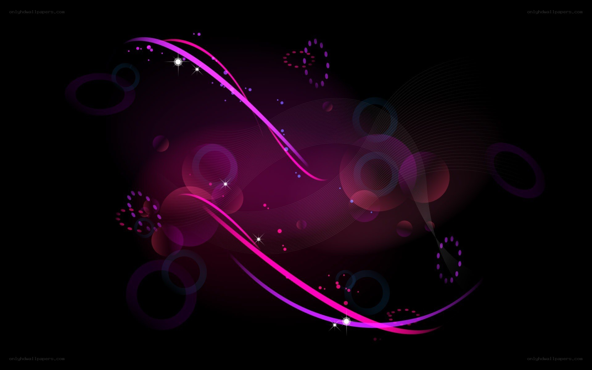 purple abstract wave design