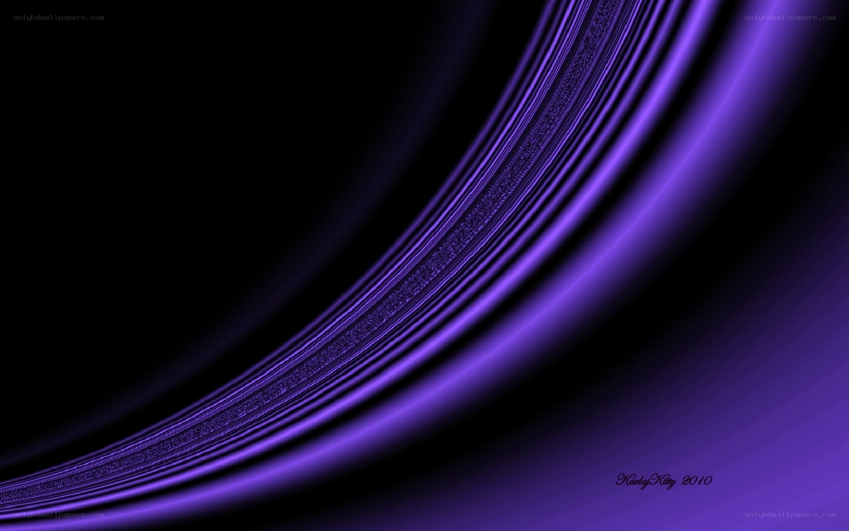 Purple abstract wave design