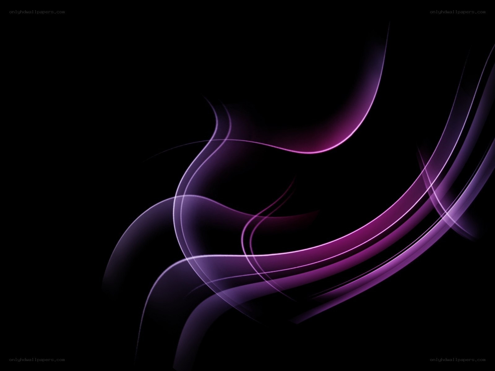 Purple abstract wave design
