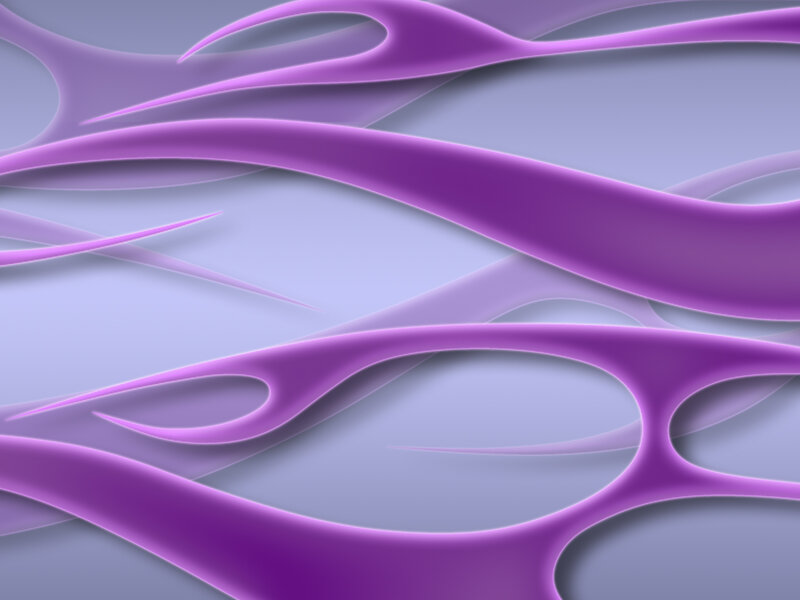 Purple Abstract Waves — Calm
