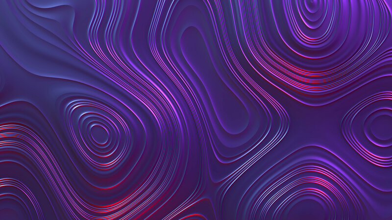 Purple Abstract Waves — Hypnotic, Circles