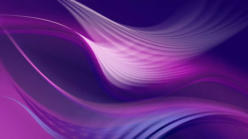Purple Abstract Waves — Serene, Light