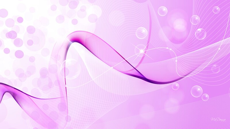 Purple Abstract Waves — Serene
