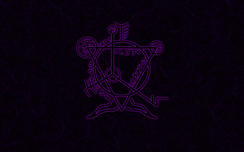 purple alchemy symbol