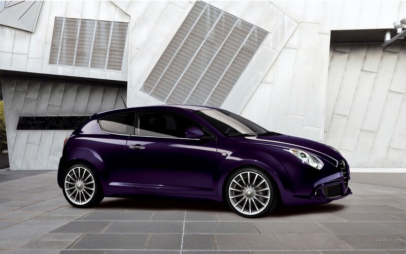 purple Alfa Romeo Giulietta