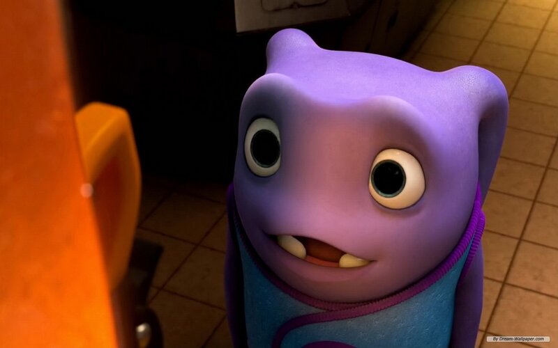 Purple Alien Character — Curious, 3d Render