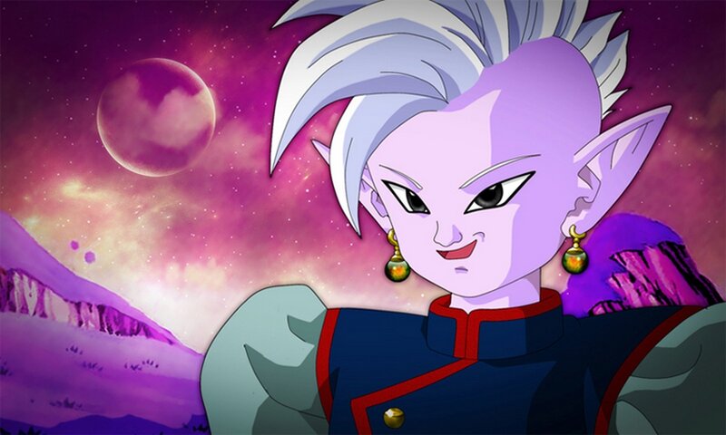 purple alien character in space