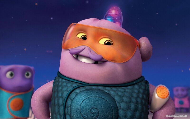 Purple Alien Character — Playful