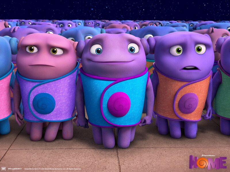Purple Alien Creatures — Calm
