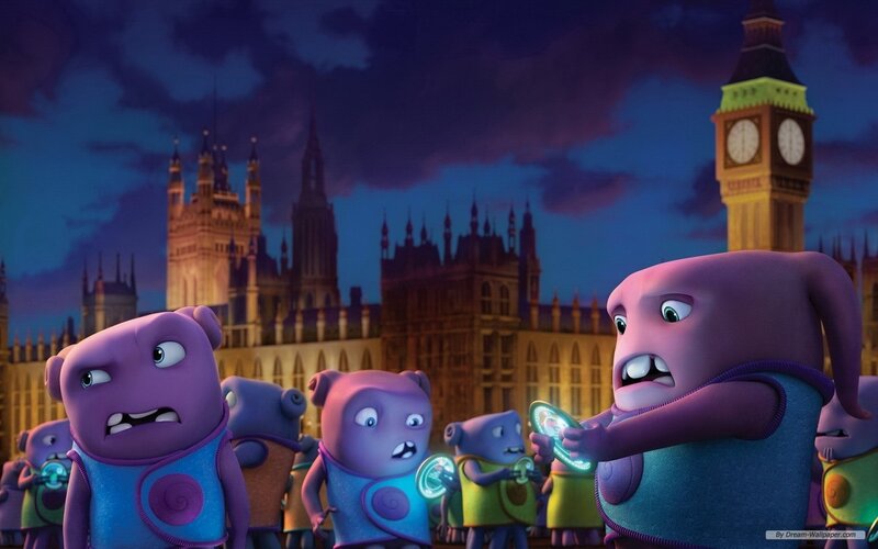Purple Alien Creatures — Dramatic