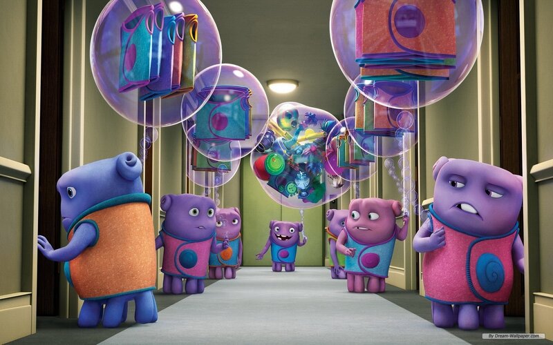 Purple Alien Creatures — Playful