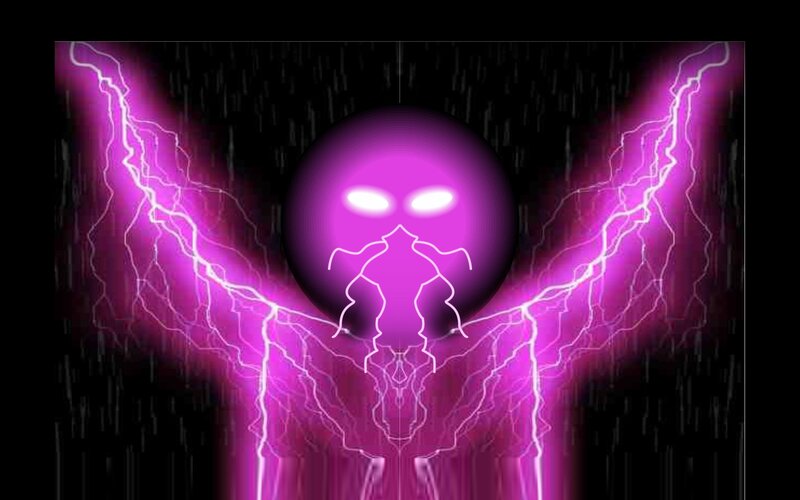 Purple Alien Entity