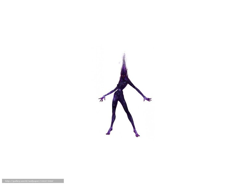 purple alien figure