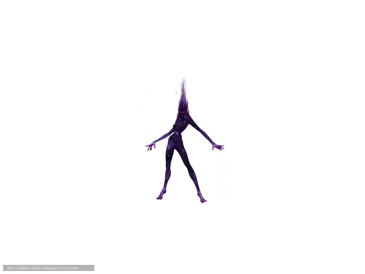 purple alien figure