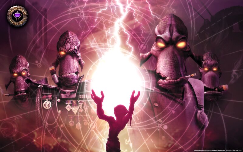 Purple Alien Figures