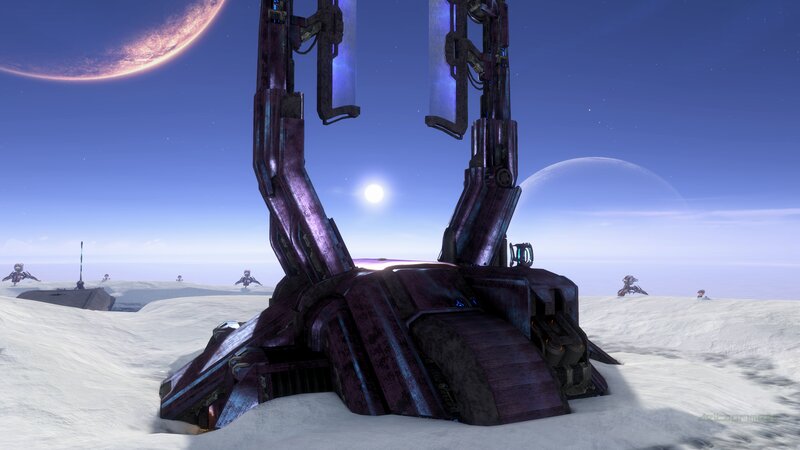Purple Alien Structure
