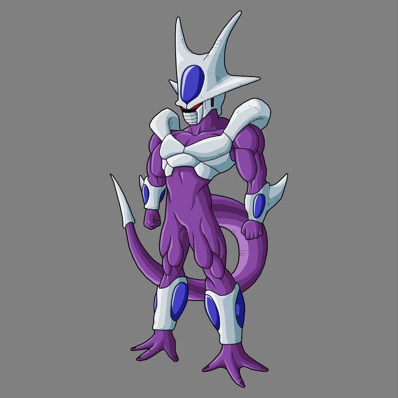 Purple Alien Warrior — Intense