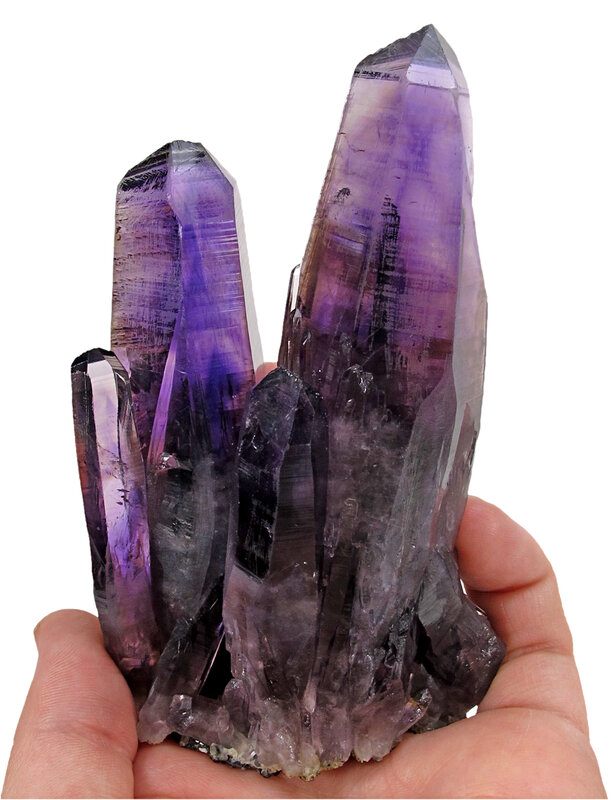 purple amethyst crystal cluster