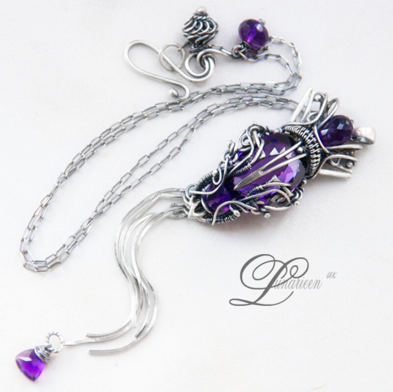 Purple Amethyst Pendant