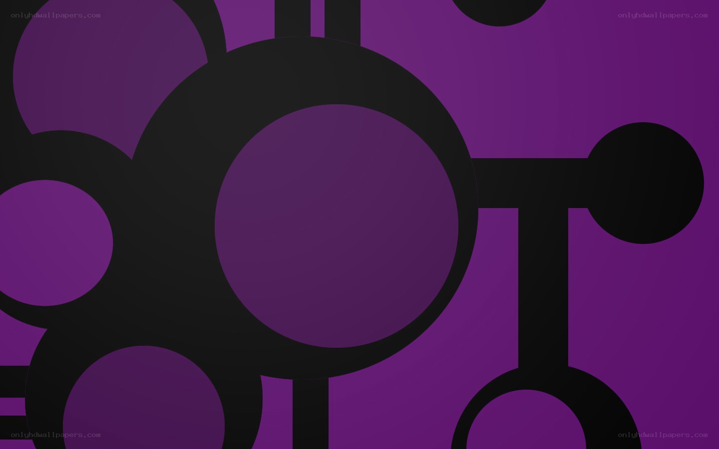 purple and black abstract circles