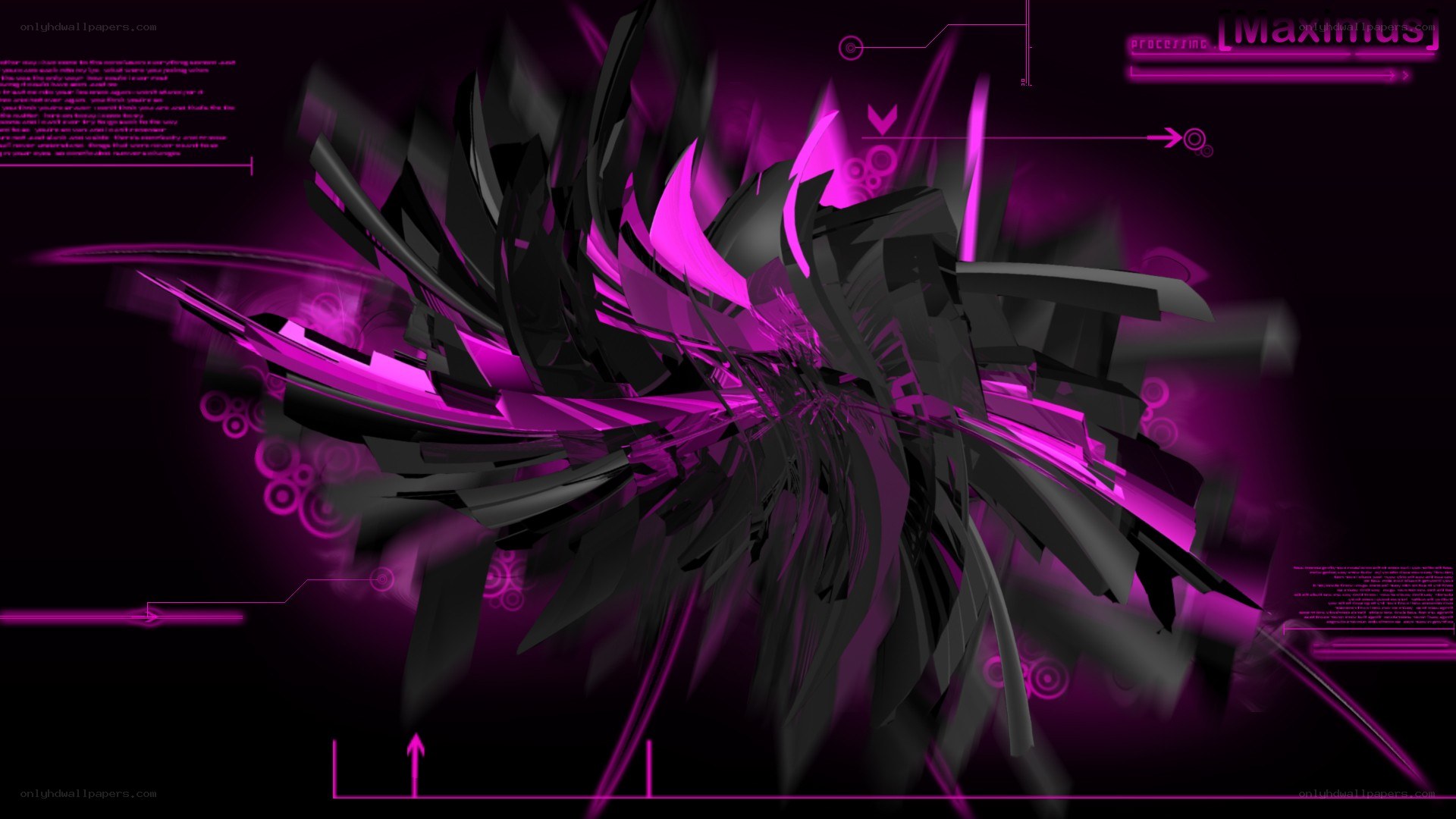 purple and black abstract design