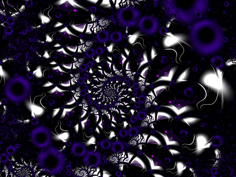 purple and black fractal pattern