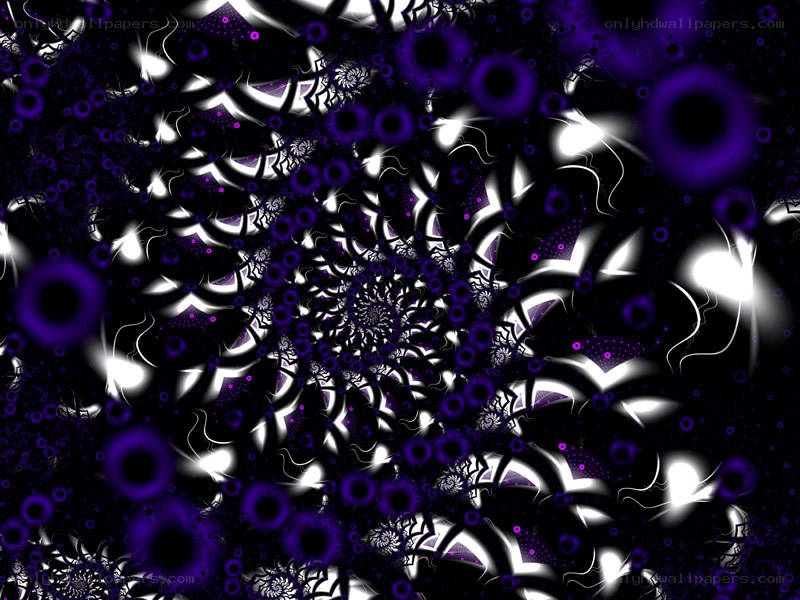 purple and black fractal pattern