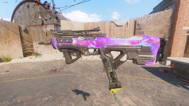 Purple and Black Gun