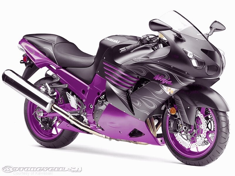 purple and black sport motorcycle