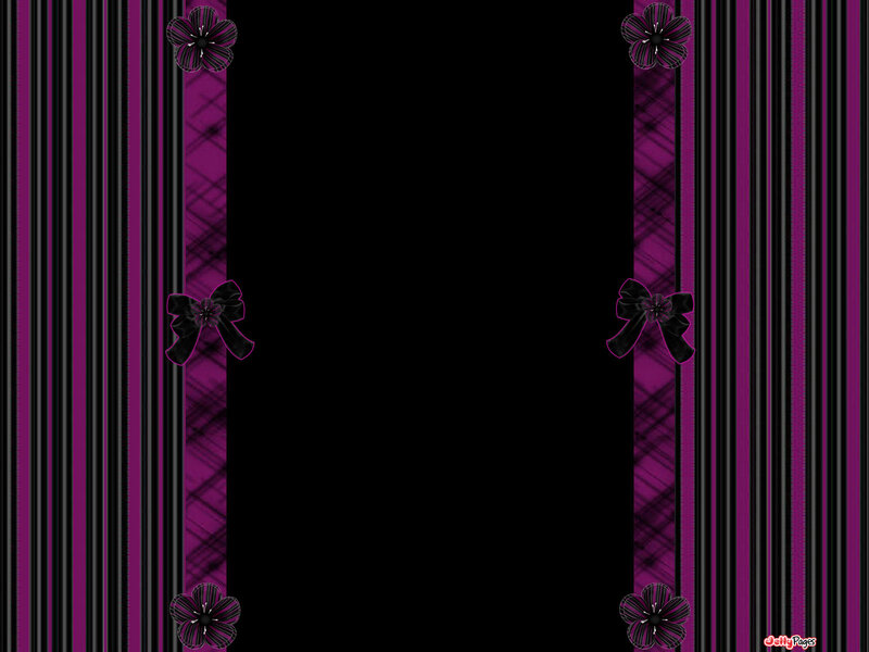 Purple and Black Striped Frame