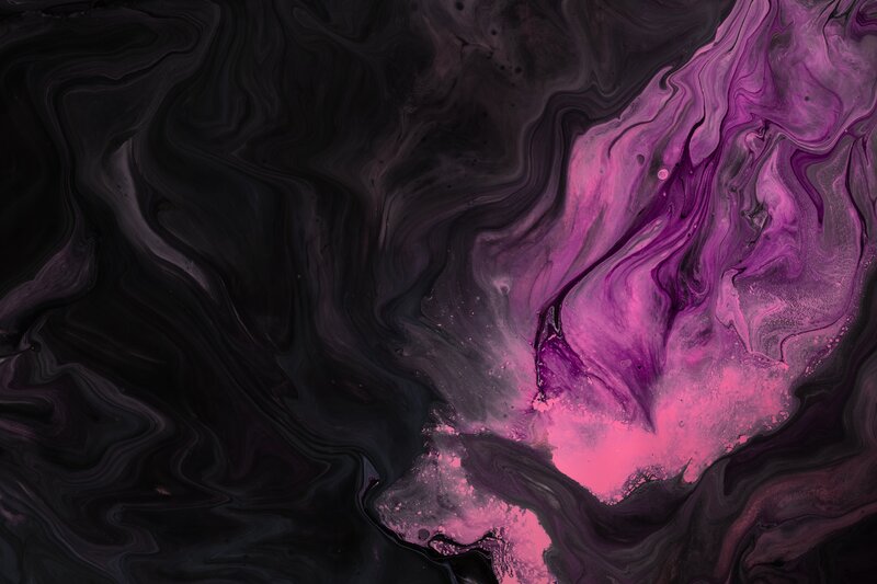 Purple and Black Swirls — Dramatic