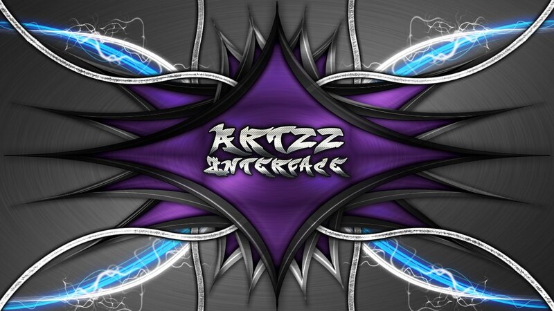purple and blue abstract design