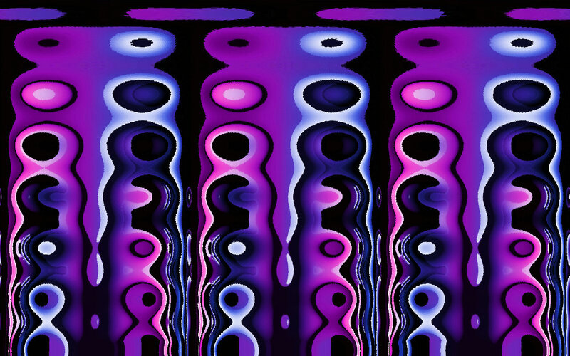 Purple and Blue Abstract Shapes