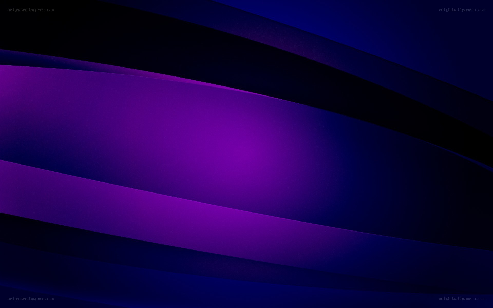 Purple and blue abstract waves