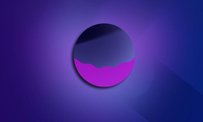 Purple and Blue Circle