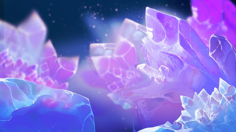Purple and Blue Crystals — Ethereal