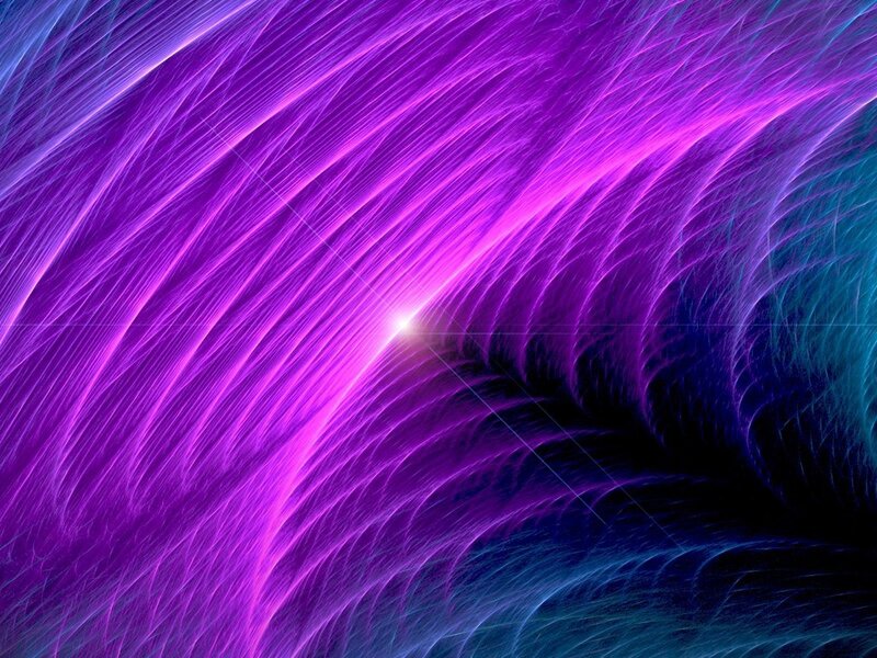 Purple and Blue Fractal Pattern — Dynamic