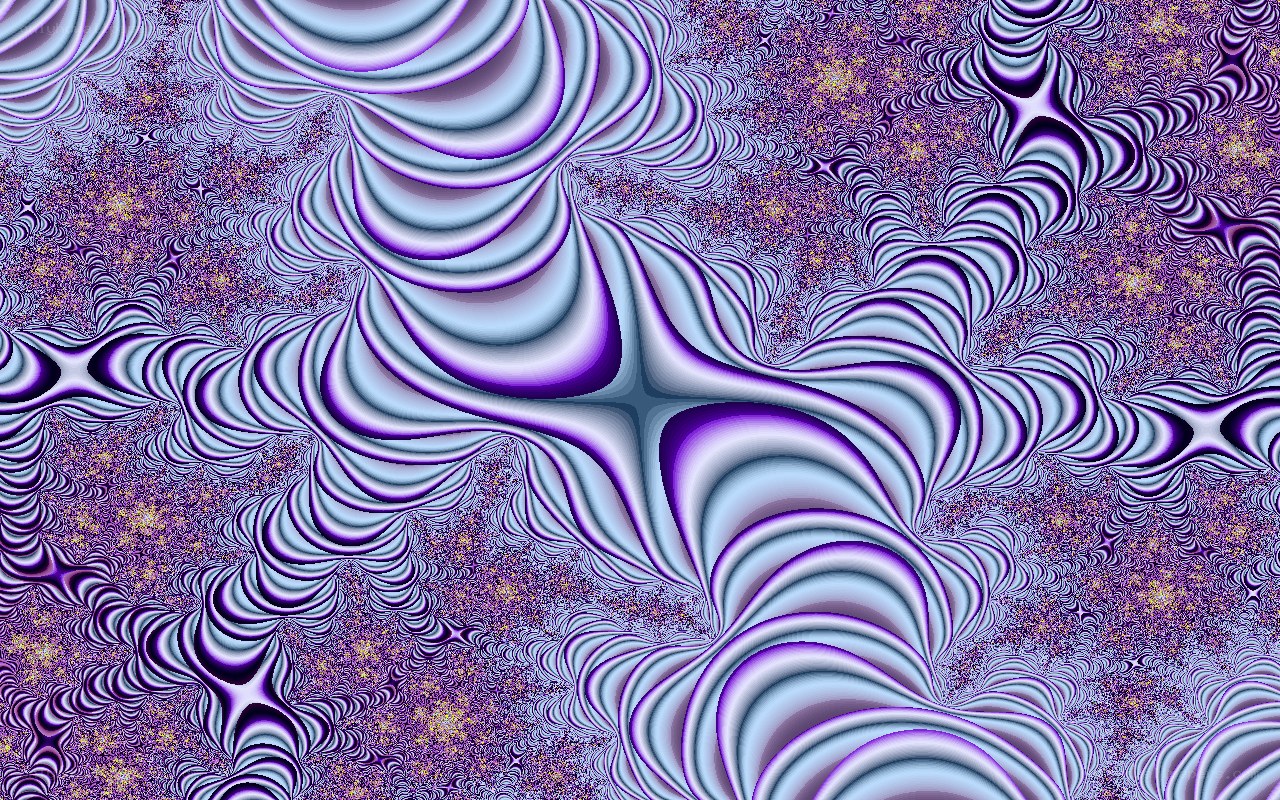 purple and blue fractal pattern