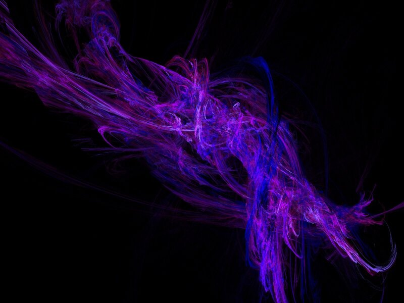 purple and blue fractal swirl