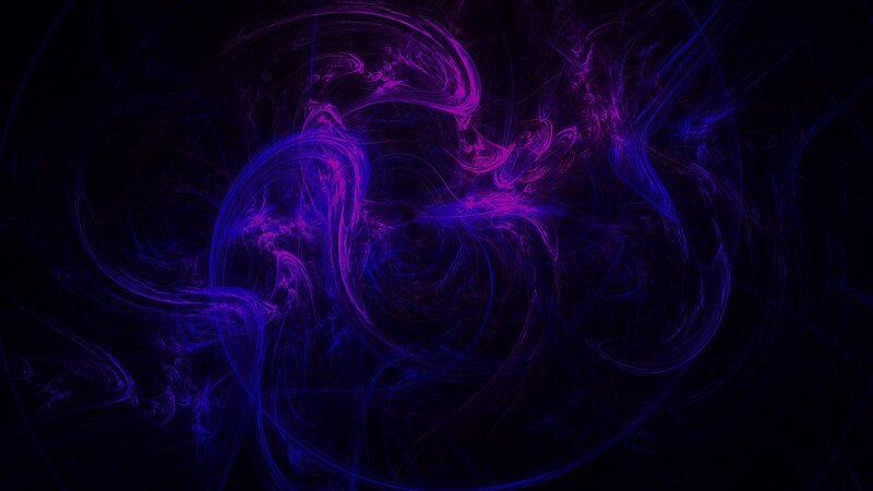 purple and blue fractal swirls
