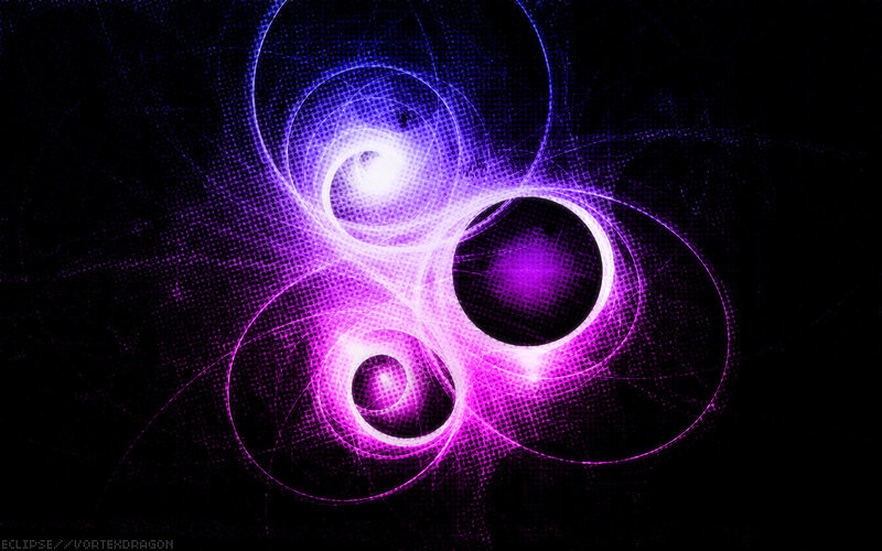 purple and blue fractal swirls