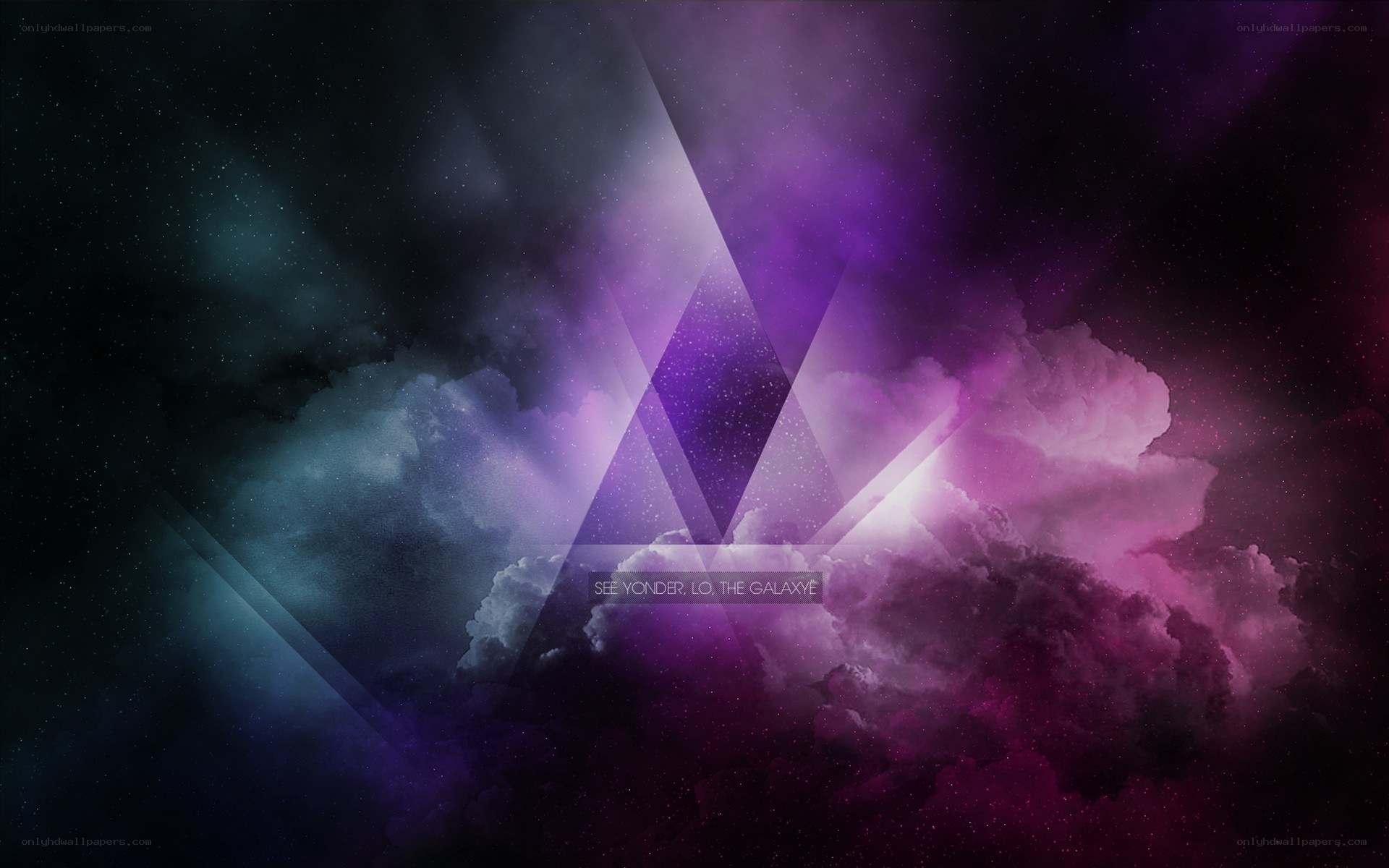 purple and blue galaxy wallpaper