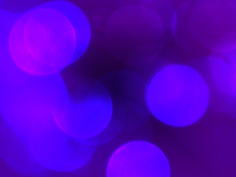 purple and blue light bokeh