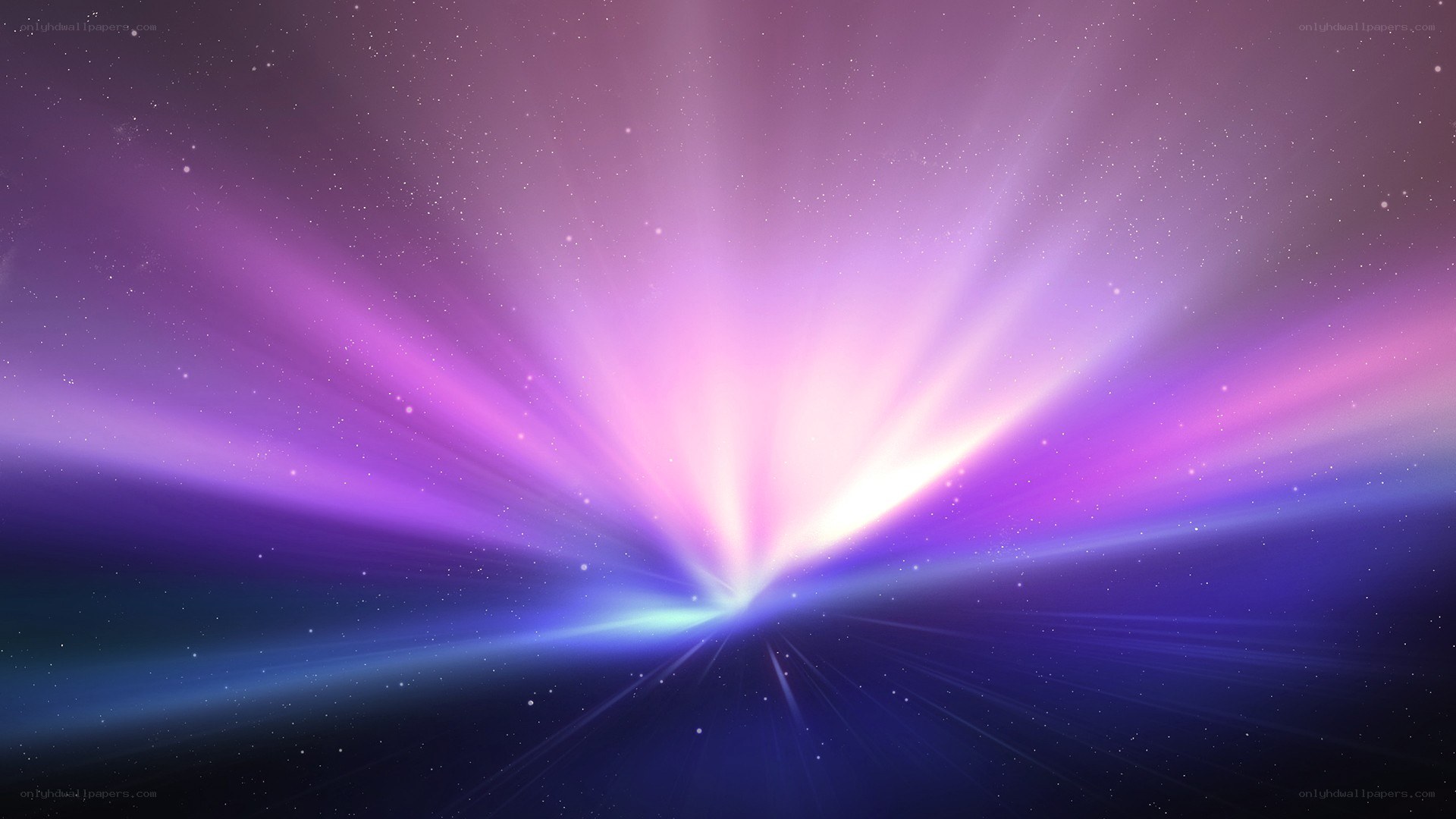 purple and blue light burst
