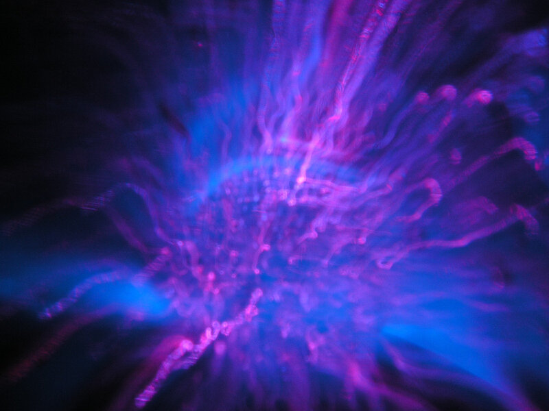Purple and Blue Light Burst — Dynamic