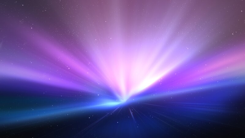 Purple and Blue Light Rays — Cosmic