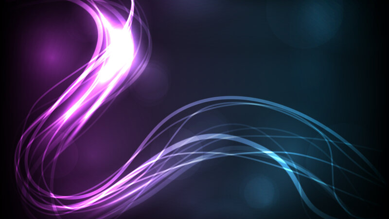 Purple and Blue Light Streaks — Dynamic, Abstract