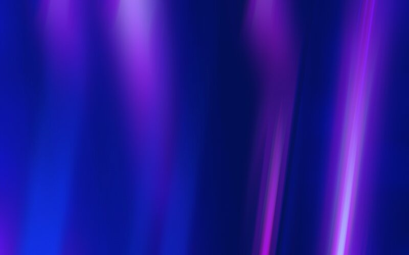 purple and blue light streaks