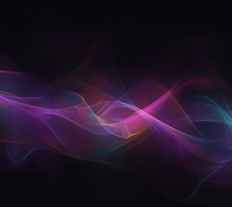 Purple and Blue Light Waves — Ethereal, Abstract