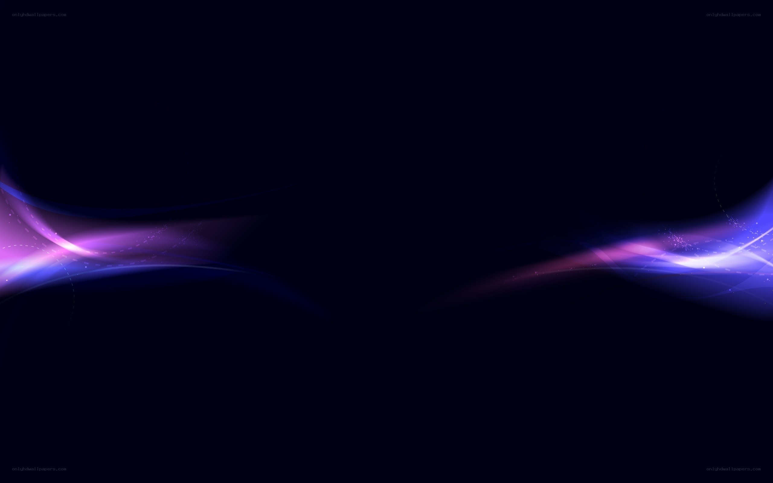 purple and blue light waves